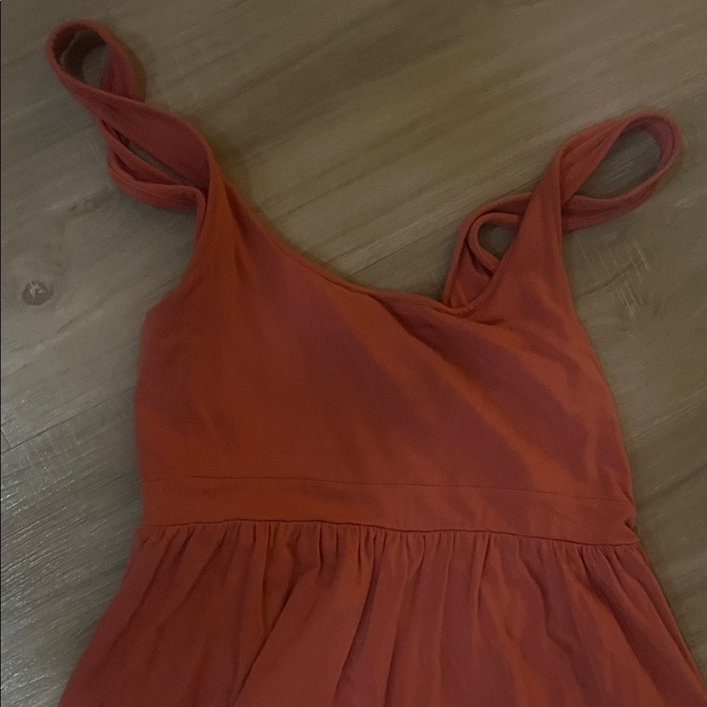 Aritzia Market Midi Dress Pink Medium - Picture 7 of 9